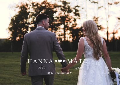 Hanna és Máté esküvője