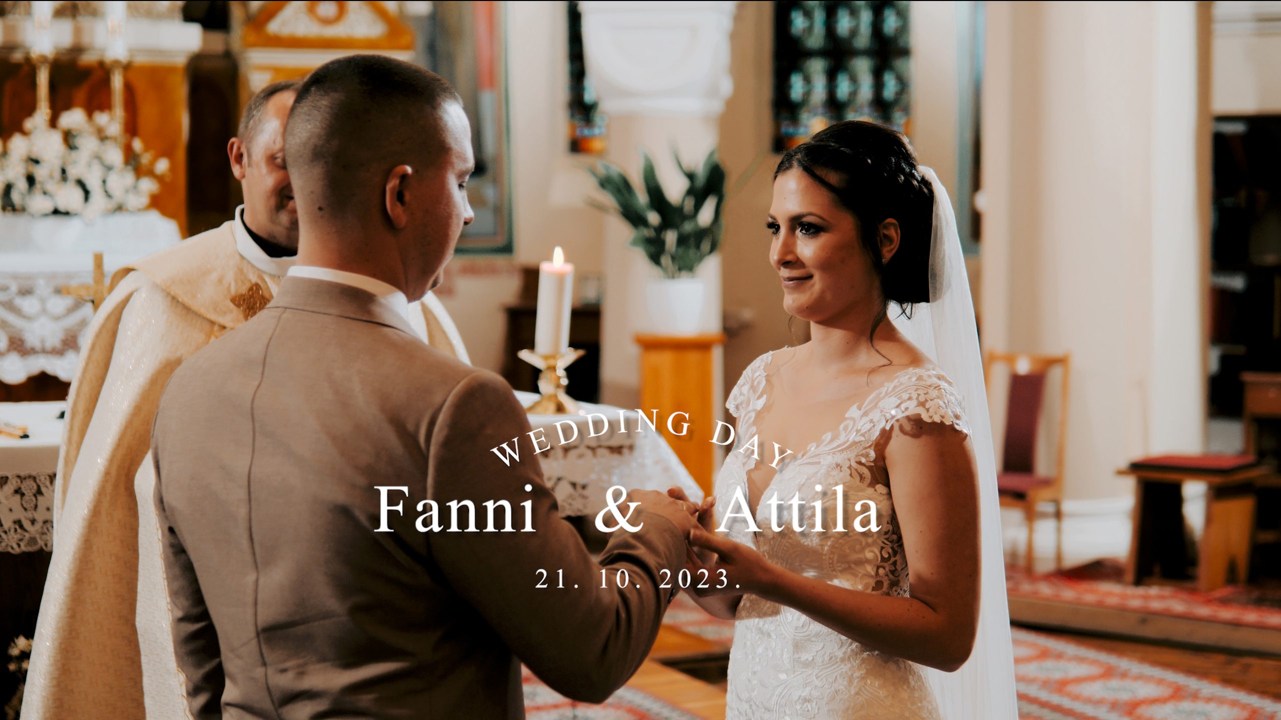 Fanni és Attila esküvője